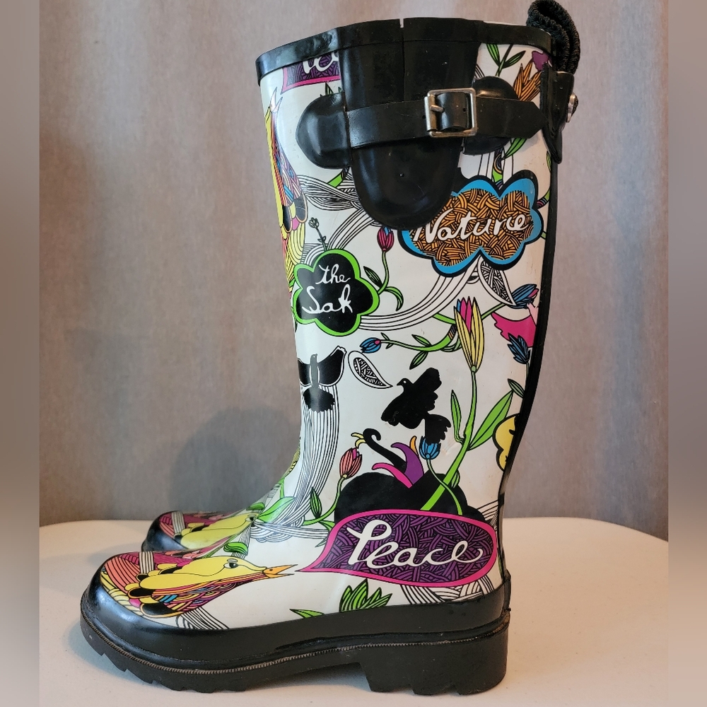 The Sak Multicolor Nature Rain Boots - Picture 2 of 6